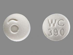 Pill WC 390 LOGO is Femtrace 0.9 mg