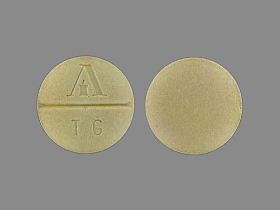 Pill A TG Beige Round is Armour Thyroid