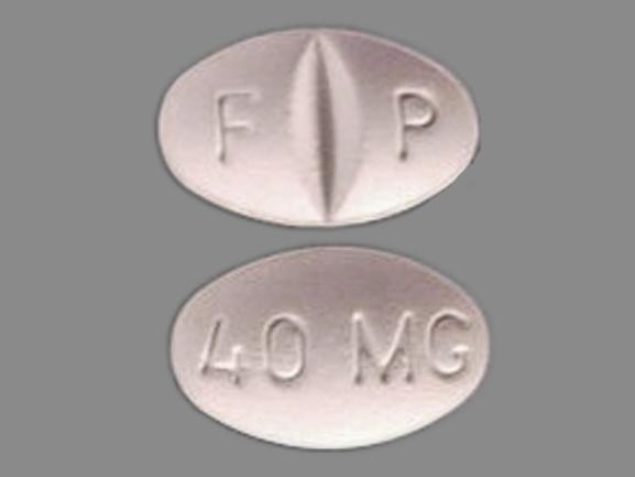 Pill F P 40 MG White Oval is Celexa