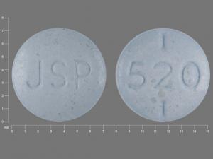 20 DAN 5555 Pill Blue Round 7mm - Pill Identifier