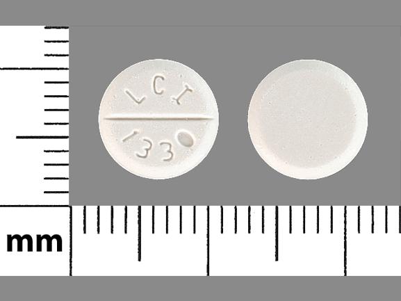 Pill LCI 1330 White Round is Baclofen