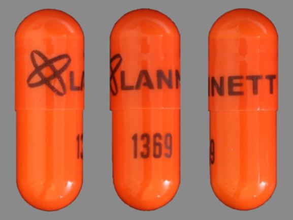 Danazol 200 mg Logo LANNETT 1369