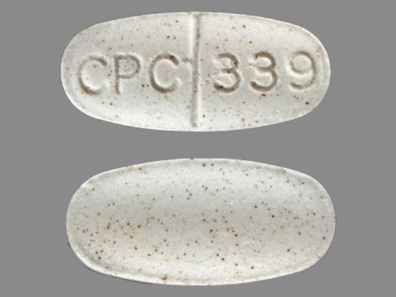 Pill Imprint CPC 339 (Fiber-Lax calcium polycarbophil 625 mg)
