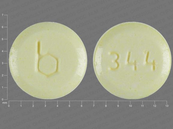 Pill b 344 Yellow Round is Errin