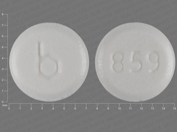 Pill b 859 White Round is Flecainide Acetate