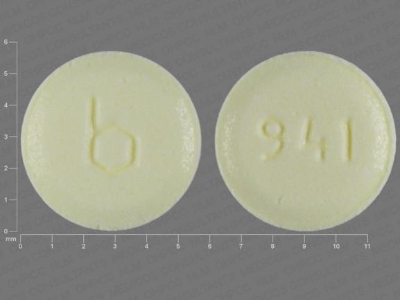 Pill b 941 is Nortrel 0.5   35 ethinyl estradiol 0.035 mg / norethindrone 0.5 mg