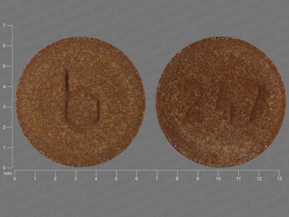 Pill Imprint b 247 (Junel Fe 1/20 ferrous fumarate 75 mg)