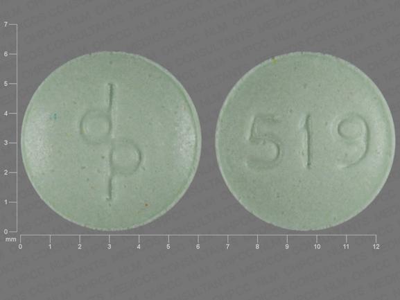 Pill dp 519 Green Round is Aviane