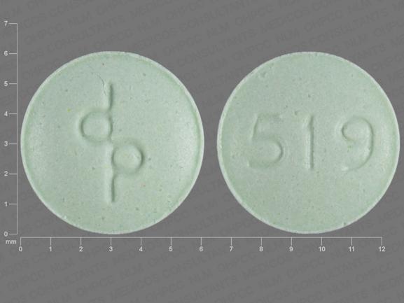 Pill dp 519 Green Round is Enpresse