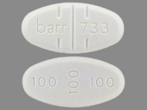 Trazodone hydrochloride 300 mg barr 733 100 100 100