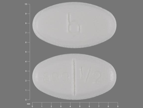 Pill b 899 1/2 White Oval is Estradiol