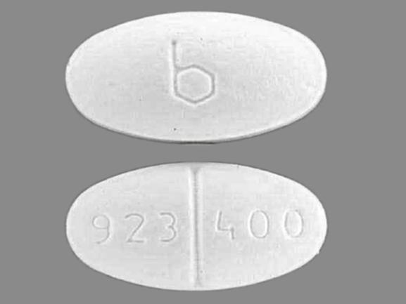 Pill b 923 400 White Oval is Ethambutol Hydrochloride