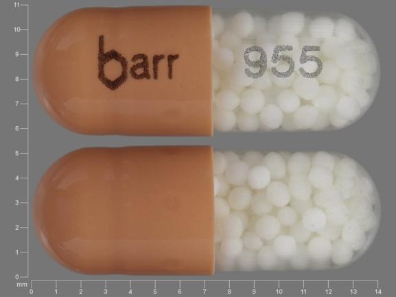 Dextroamphetamine sulfate extended release 10 mg barr 955 