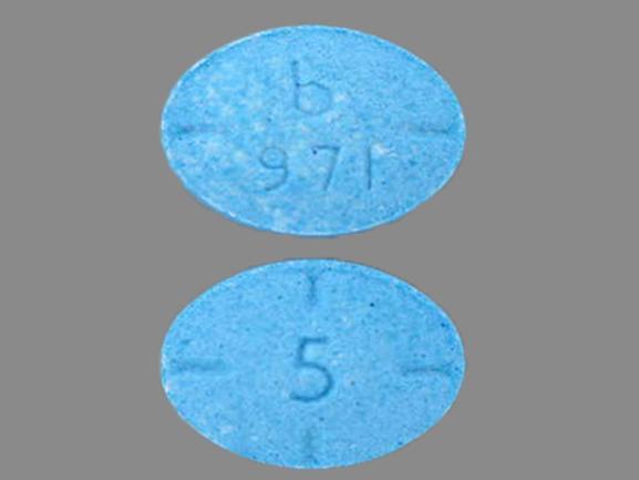 Pill b 971 5 Blue Oval is Amphetamine and Dextroamphetamine