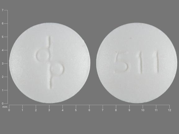 Pill dp 511 White Round is Enpresse
