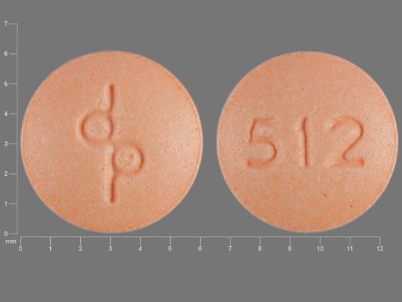 Pill dp 512 Orange Round is Enpresse