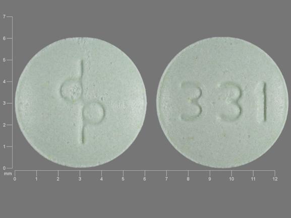 Pill dp 331 Green Round is Azurette