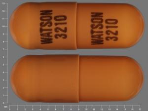 Pill WATSON 3210 WATSON 3210 Brown Capsule/Oblong is Rivastigmine Tartrate