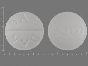 Promethazine hydrochloride 25 mg 5307 DAN DAN