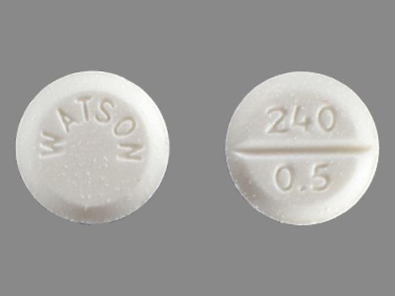 Lorazepam 0.5 mg WATSON 240 0.5