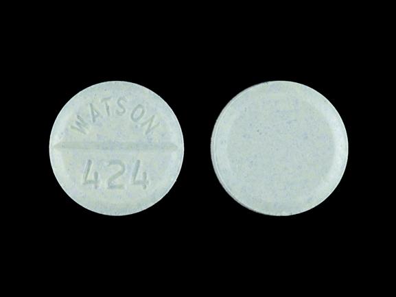 Pill WATSON 424 Green Round is Hydrochlorothiazide and Triamterene