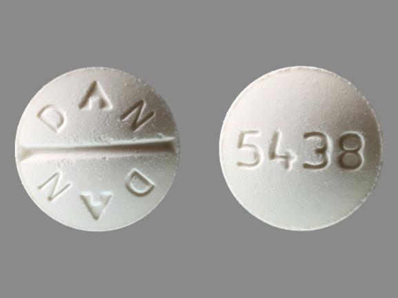 Quinidine sulfate 200 mg 5438 DAN DAN