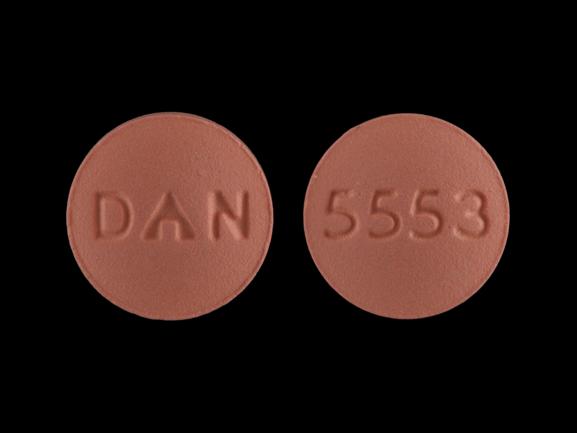 Doxycycline hyclate 100 mg DAN 5553