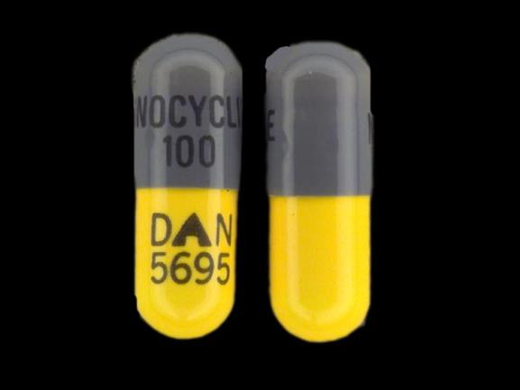 Minocycline hydrochloride 100 mg MINOCYCLINE 100 DAN 5695