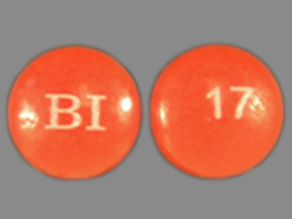 Pill BI 17 Orange Round is Persantine