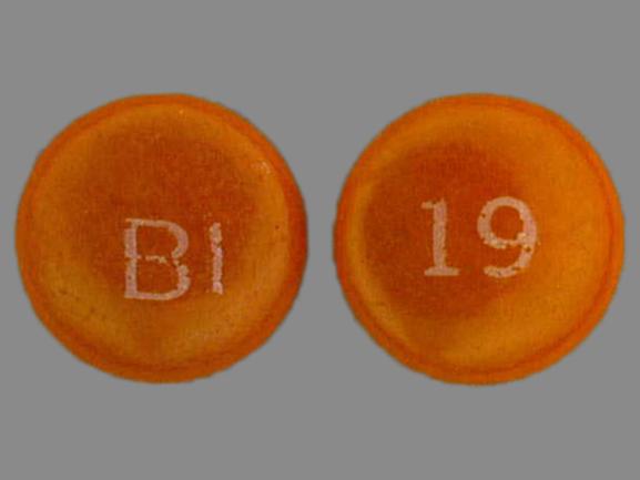 Pill BI 19 Orange Round is Persantine