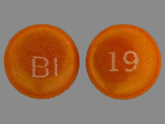 Pill BI 19 is Persantine 75 mg