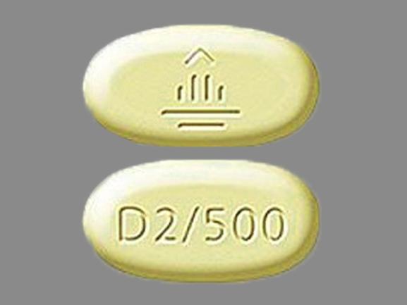 Jentadueto linagliptin 2.5 mg / metformin hydrochloride 500 mg D2/500 Logo