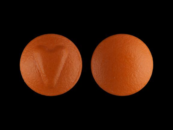 Pill T Orange Round is Aspirin Enteric Coated