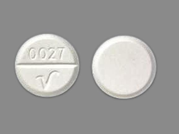 Pill 0027V White Round is Q-Pap