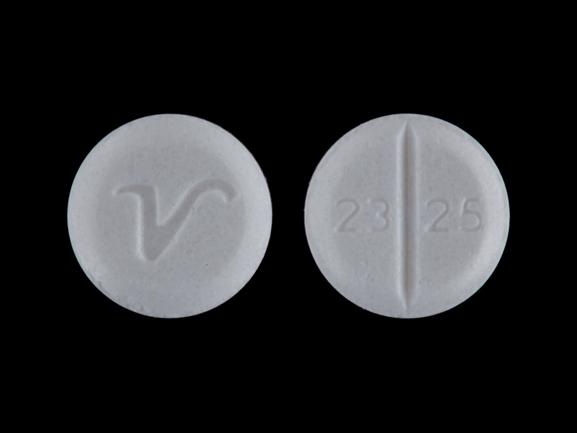 Benztropine mesylate 0.5 mg 2325 V