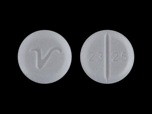 Benztropine mesylate 0.5 mg 2325 V