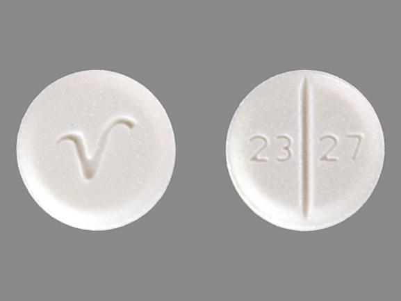 Benztropine mesylate 2 mg 2327 V