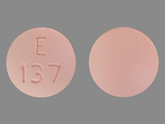 Pill E 137 Pink Round is Felodipine Extended-Release