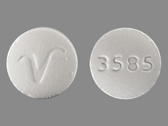 Hydrocodone bitartrate and ibuprofen 7.5 mg / 200 mg V 3585