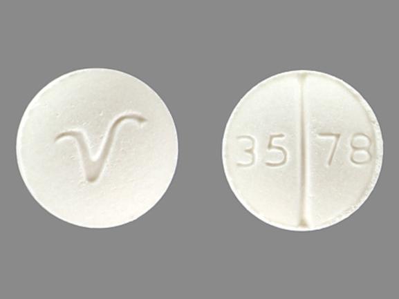 Pill V 35 78 White Round is Hydrocortisone