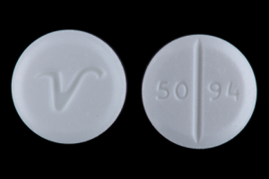 Pill 50 94 V White Round is Prednisone