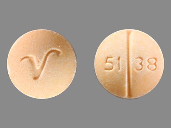 Pill 5138 V Orange Round is Promethazine HCl