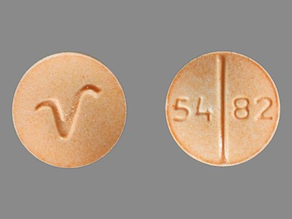 Propranolol hydrochloride 10 mg V 54 82