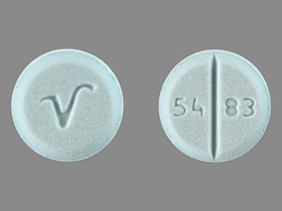 Propranolol hydrochloride 20 mg V 54 83