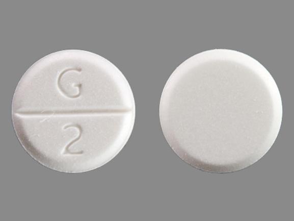 Pill G 2 White Round is Glycopyrrolate