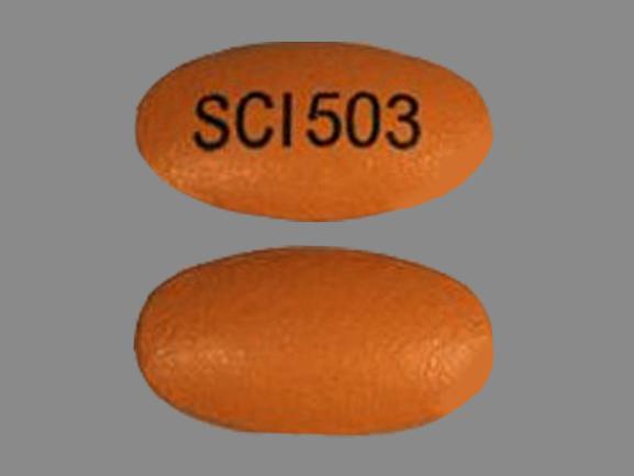 Pill SCI503 Orange Oval is Nisoldipine Extended Release