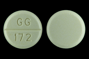 Hydrochlorothiazide and triamterene 50 mg / 75 mg GG 172