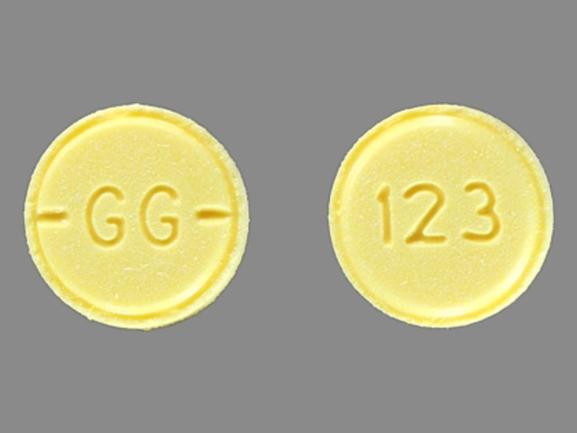 Pill 123 GG Yellow Round is Haloperidol