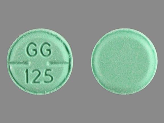 Pill GG 125 Green Round is Haloperidol