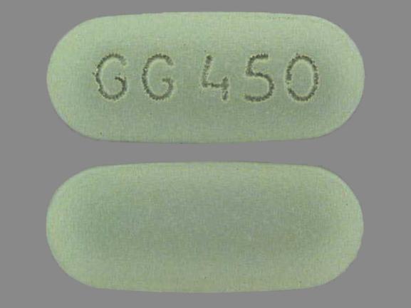 Pill GG 450 Green Oval is Amitriptyline Hydrochloride